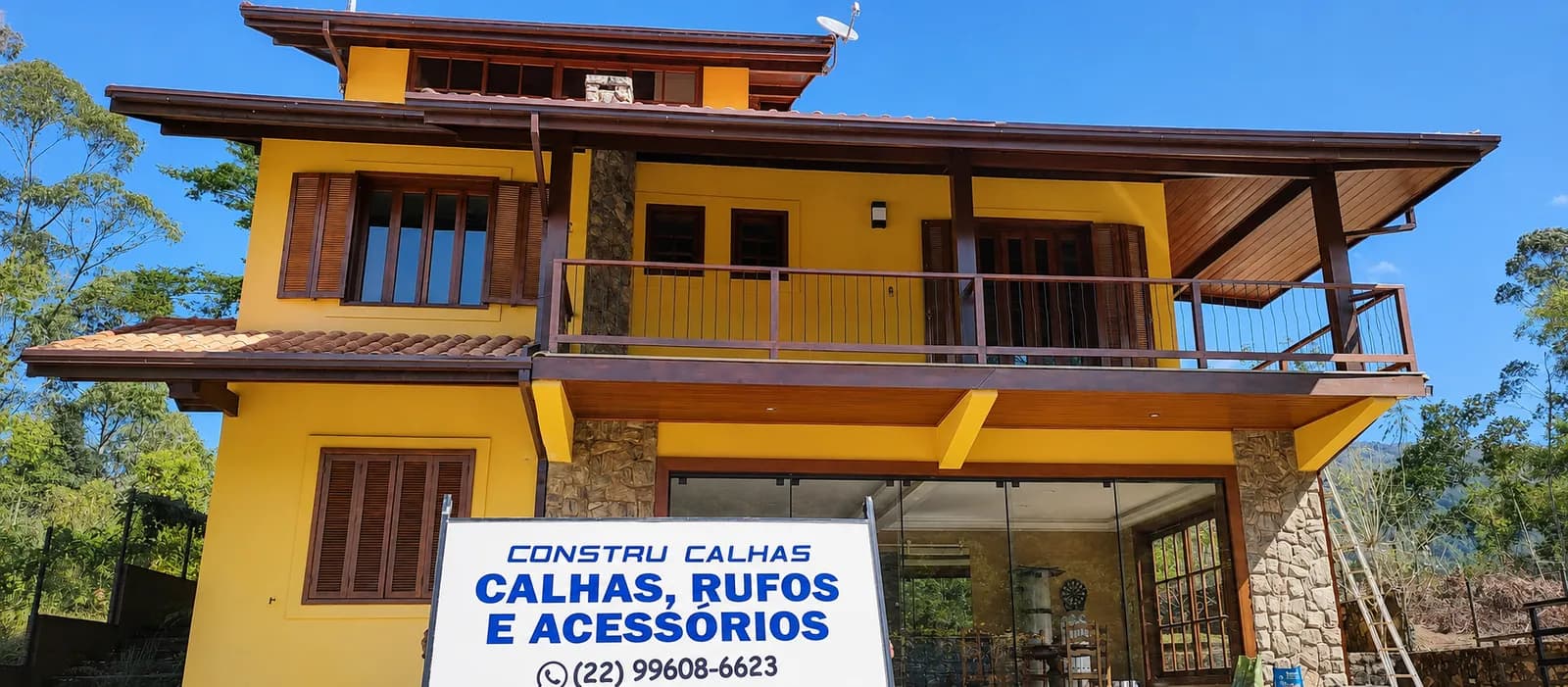 Projeto de calhas em Nova Friburgo — Constru-Calhas