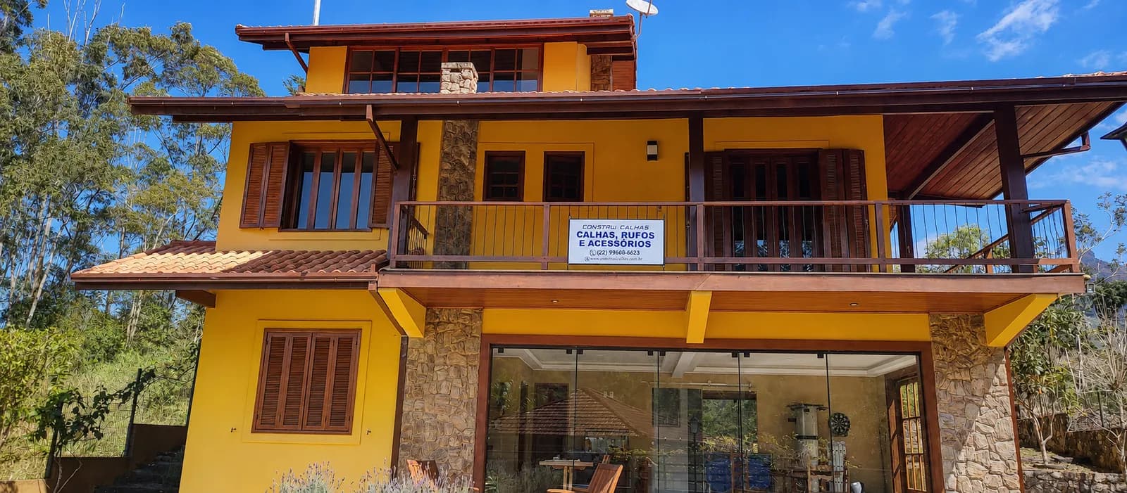 Projeto de calhas em Nova Friburgo — Constru-Calhas