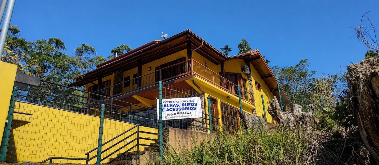 Projeto de calhas em Nova Friburgo — Constru-Calhas